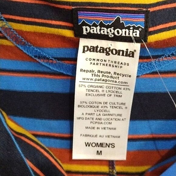 New Patagonia Kamala Cowl Neck Dress Size Medium - Picture 4 of 9